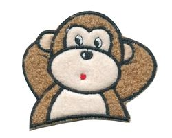 Nažehlovací aplikace velké - opička